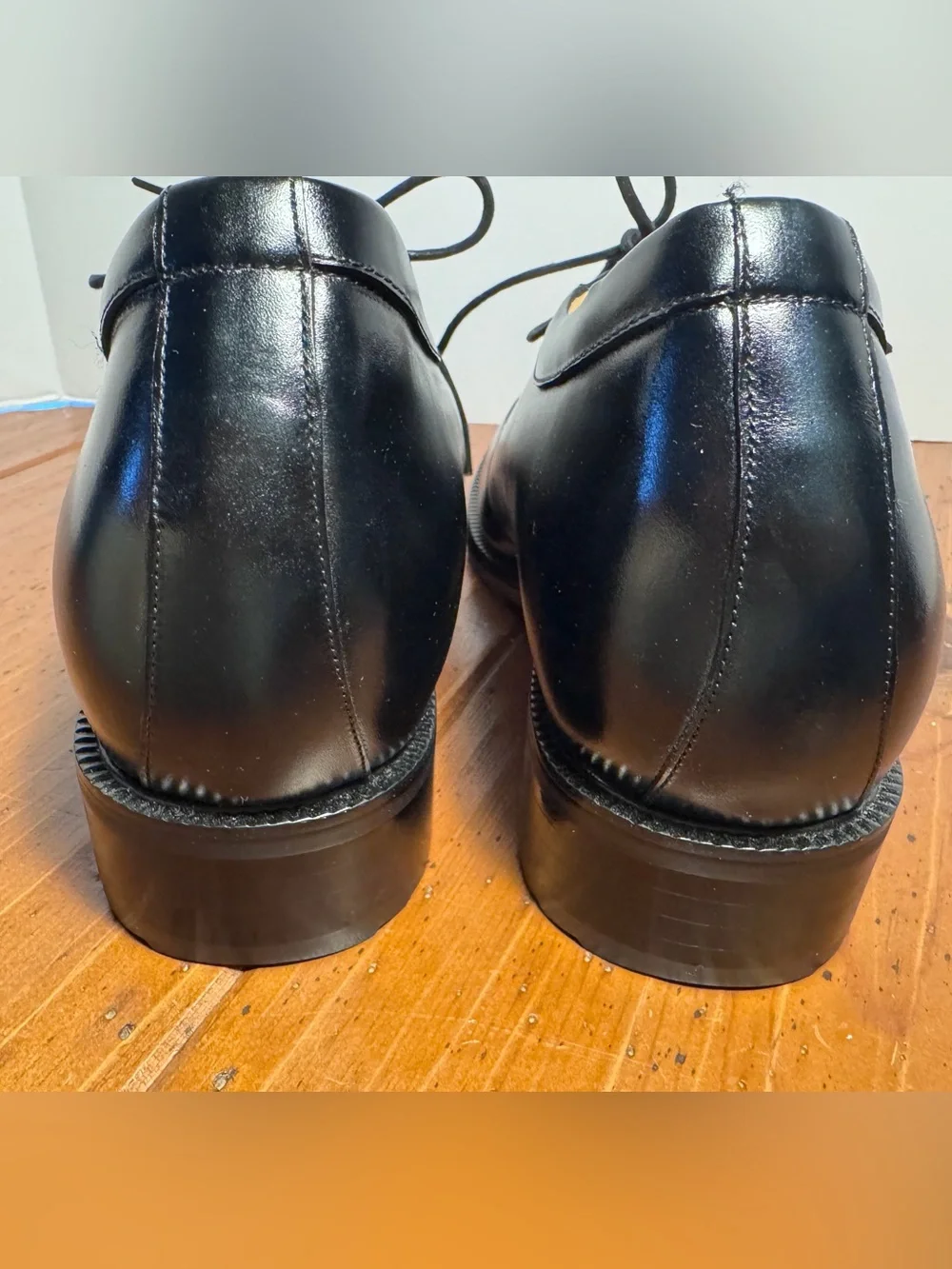 CONSTEP Leather Elevator Lace Up Oxford Lift Shoes - Men's Size 40 - Black